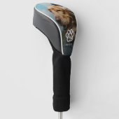 Add Your Own Photo Dog Pets Monogram Name Golfheadcover (Schuin)