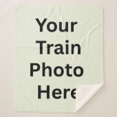 Add Your Own Photo Here Sherpa Deken (Voorkant)