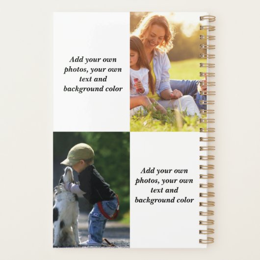 Add your own photos, text and  background throw pi (Dos)