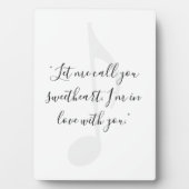 Add Your Own Song Lyric Fotoplaat (voorkant)