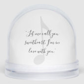 Add Your Own Song Lyric Sneeuwbol (Voorkant)