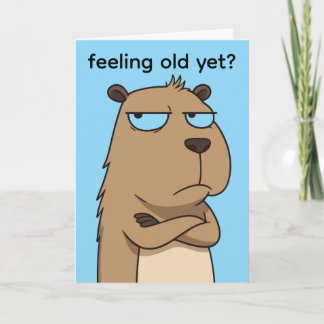 ADD YOUR OWN TEXT Funny birthday card  Kaart