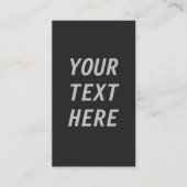 Add Your Own Text  Informatiekaartje (Voorkant)