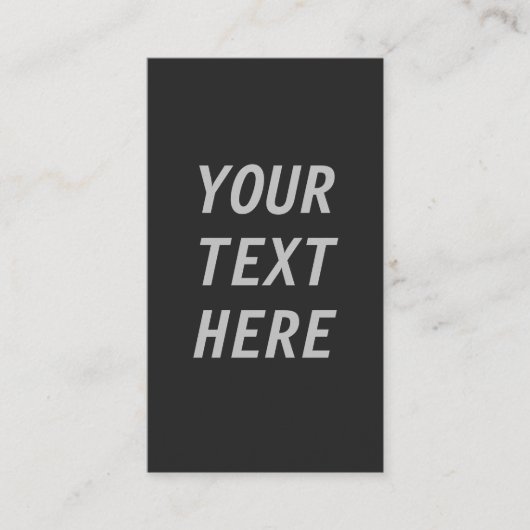 Add Your Own Text  Informatiekaartje (Voorkant)