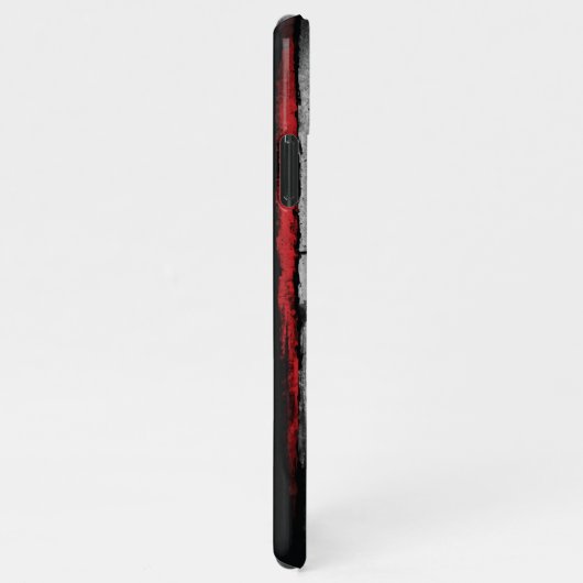 Add your own text on grunge American flag iPhone Hoesje (Rechterkant)