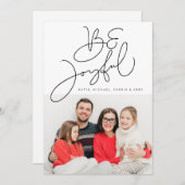 ADD YOUR PHOTO | Be Joyful (Voorkant / Achterkant)