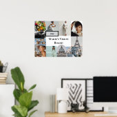 Add Your Photo Vision Board Custom Poster (Bureau à domicile)