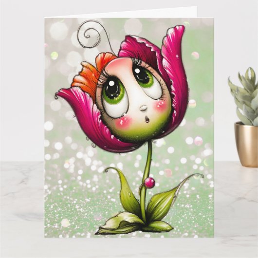 Add your special message  kaart (Kleine Plant)