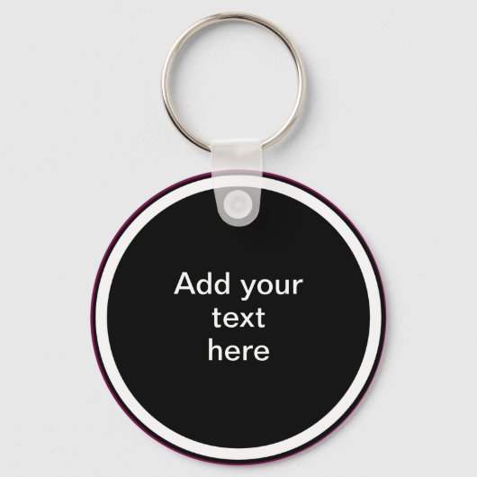 Add Your Text Here - TEMPLATE Sleutelhanger (Voorkant)