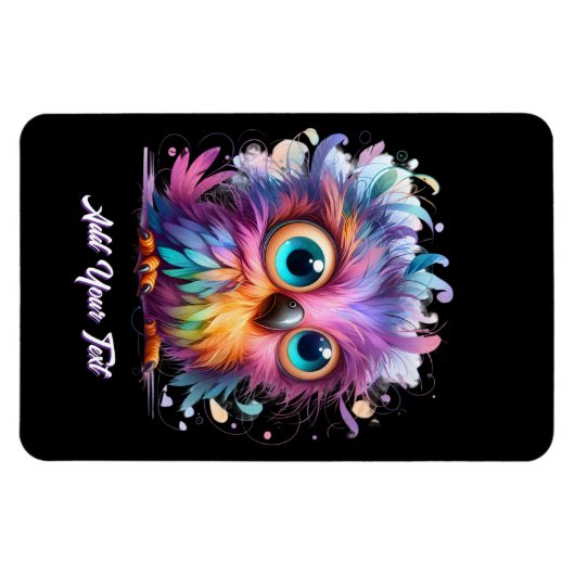 Add Your Text Magneet (Horizontaal)