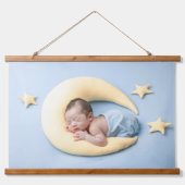 Add Your Three Photo Personalized Hangend Wandkleed (Voorkant 2)