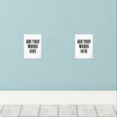 Add Your Words Here Custom Customized Personalized (Parquet)