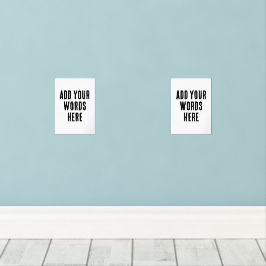 Add Your Words Here Custom Customized Personalized (Parquet)