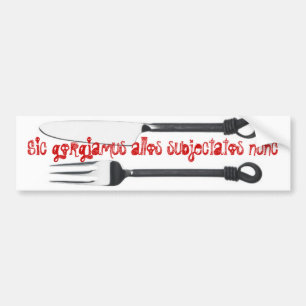 Addams familiemotto bumpersticker