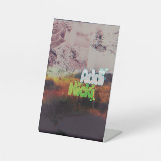 Addi Nicki Album Hoogwaardige Kunstwerk Reclamebord Met Voetstuk