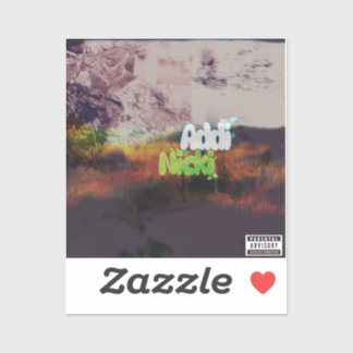 Addi Nicki Album Hoogwaardige Kunstwerk Sticker