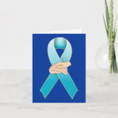 Addication Recovery Awareness Ribbon Kaart (Voorkant)