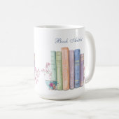 Addict de livre personnalisable grande Mug (Devant droit)