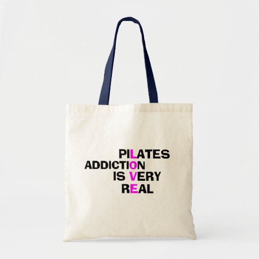 Addiction de Pilates - Sac fourre-tout amusant (Devant)