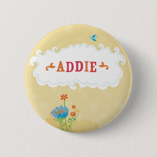 addie3 ronde button 5,7 cm (Voorkant)