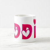 Addie in het hart koffiemok (Center)