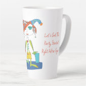 'Addie' - Yoga Latte Mug (Angle droit)