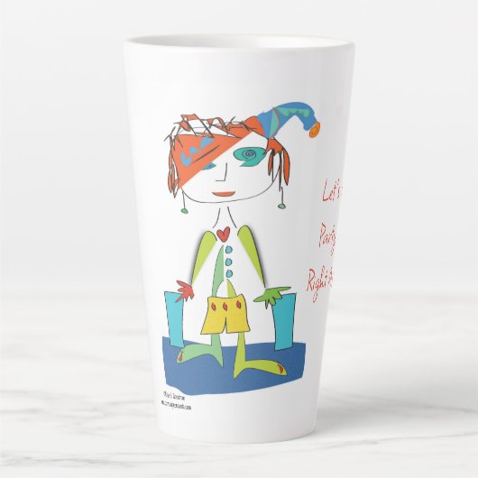 'Addie' - Yoga Latte Mug (Devant)