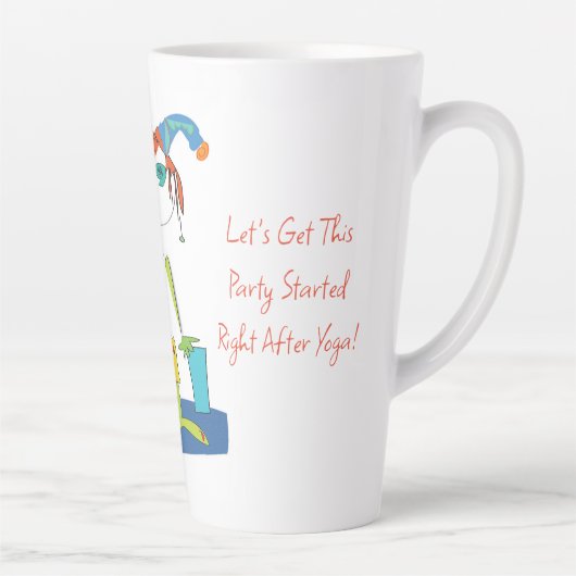 'Addie' - Yoga Latte Mug (Droite)