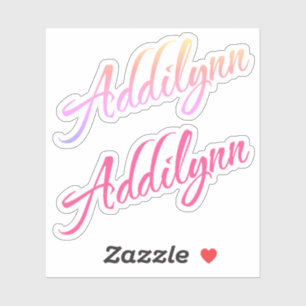 Addilynn naam x2 sticker
