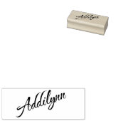 Addilynn voornaam cursief script 	rubberstempel (Gestempeld)