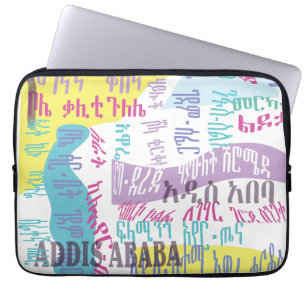 Addis Ababa Sefer Laptop Sleeve