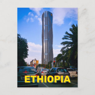 Addis Abeba, Ethiopië Briefkaart