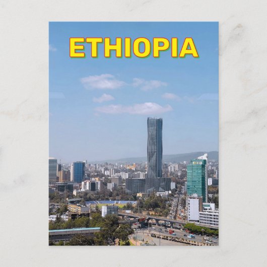 Addis Abeba, Ethiopië Briefkaart (Voorkant)