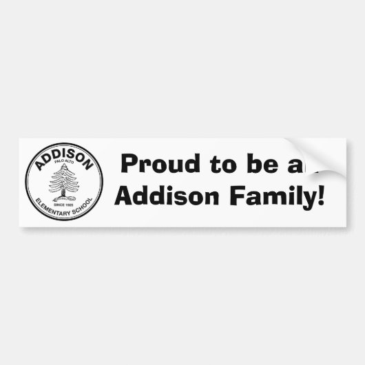 Addison Bumpersticker (Voorkant)