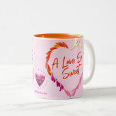 Addison Cole, A Love So Sweet Mug - rose/orange (Devant droit)