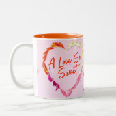 Addison Cole, A Love So Sweet Mug - rose/orange (Gauche)