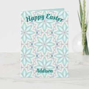 ADDISON ~ Gepersonaliseerd paaskaartpatroon ~ Feestdagen Kaart