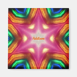 ADDISON ~ Glanzend Abstract patroon ~ Magneet