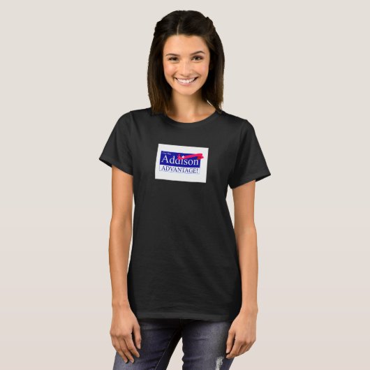 Addison Illinois Flag T-shirt (Voorkant volledig)