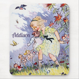 ADDISON ~ kunst ~ Johnny Gruelle ~ Fairies Muismat