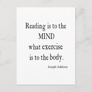 Addison Lezing Mind Inspirerend Citaat Briefkaart