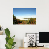 Addison Pinnacle Foggy Valley Uitzicht Poster (Thuiskantoor)