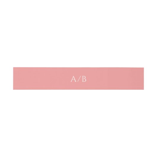 Addison Roze Classic Elegant Bruiloft Uitnodigingen Wikkel (Vlak)