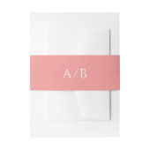 Addison Roze Classic Elegant Bruiloft Uitnodigingen Wikkel (Voorkant Voorbeeld)
