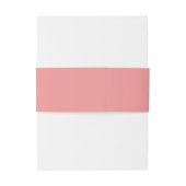 Addison Roze Classic Elegant Bruiloft Uitnodigingen Wikkel (Achterkant Voorbeeld)