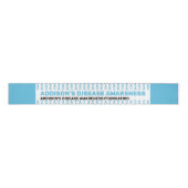 Addison's Disease Awareness Pattern Grosgrain Lint (Voorkant)