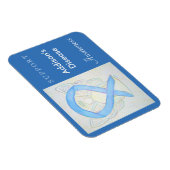 Addison's Disease Awareness Ribbon Angel Magnet (Côté Droit)