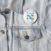 Addison's Disease Awareness Ribbon Ronde Button 5,7 Cm (In situ)