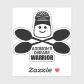 Addison's Disease Warrior Sticker (Feuille)