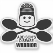 Addison's Disease Warrior Sticker (Devant)